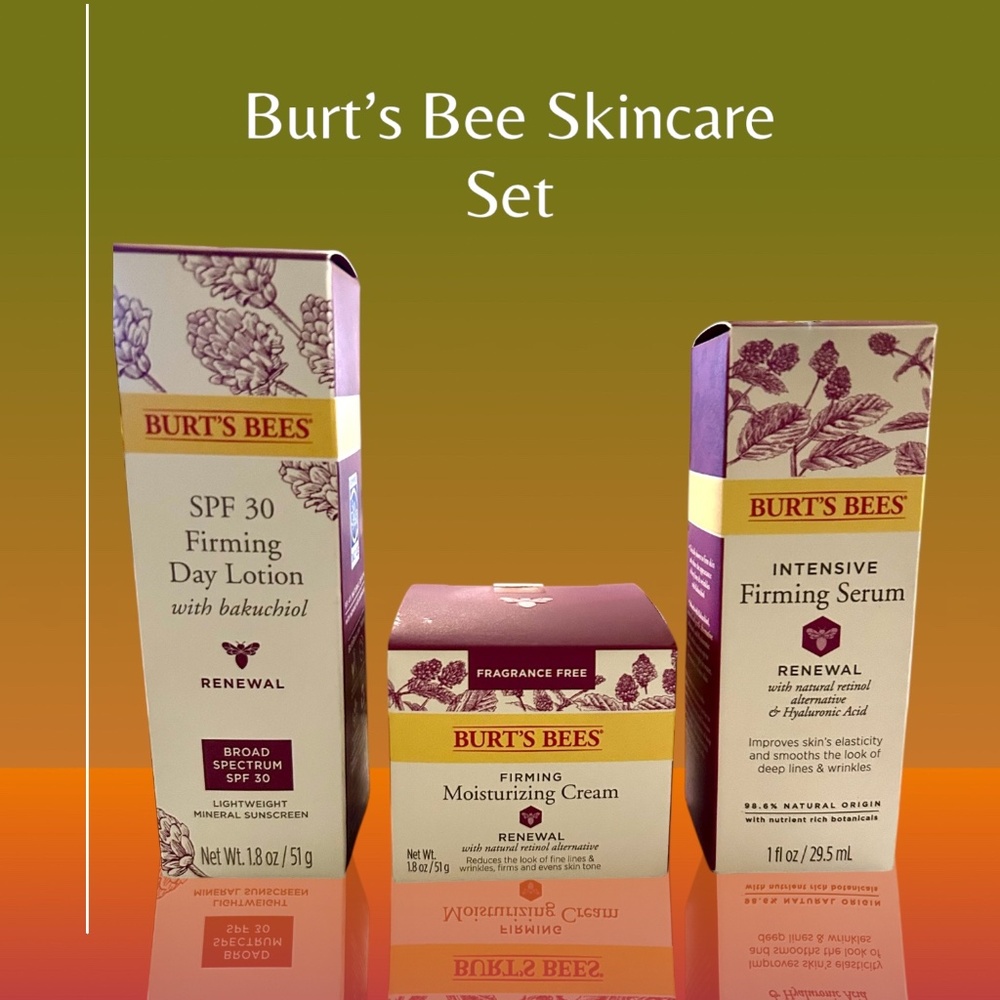 Burt’s bee skincare set